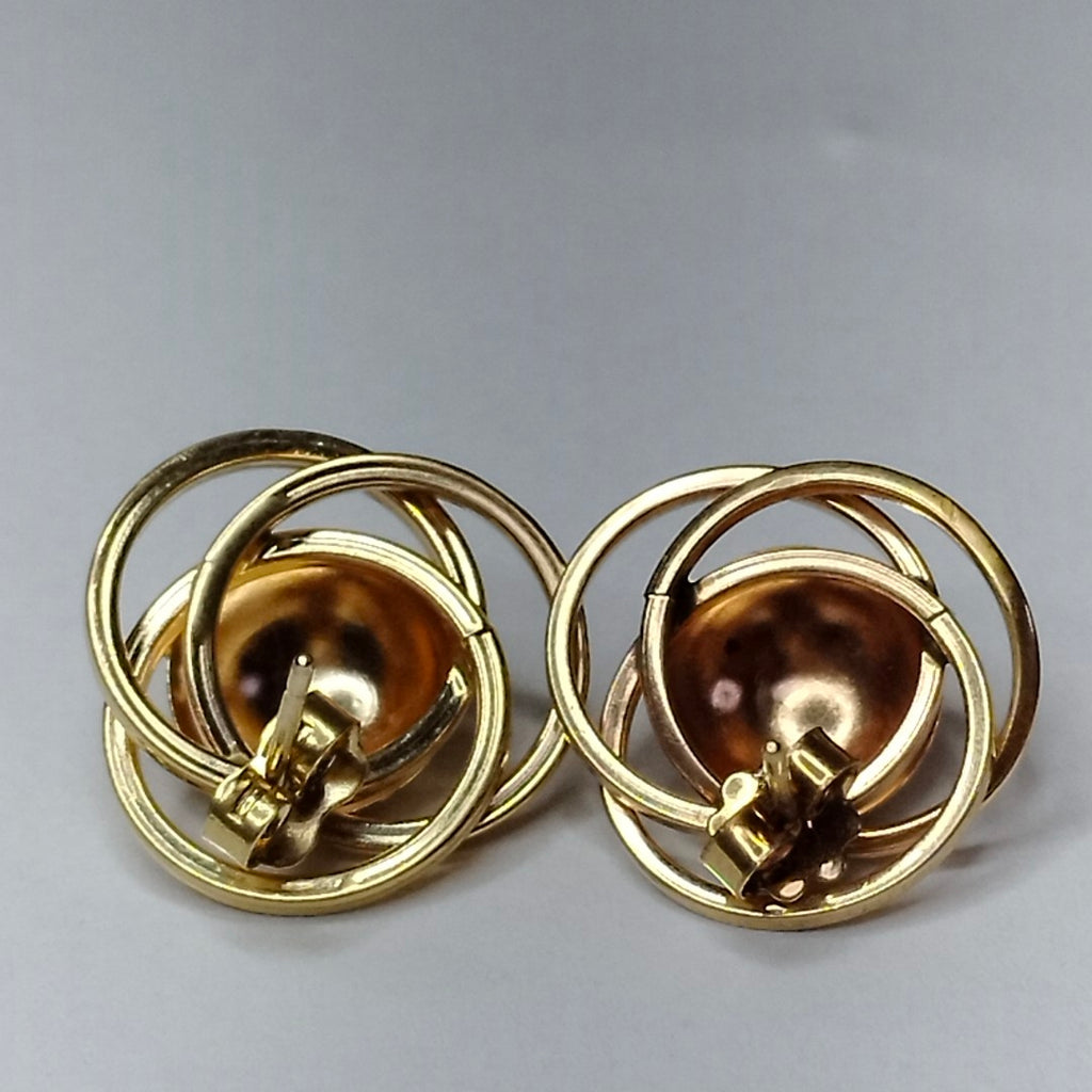 BROQUELES PAR ORO 14 K 2.4 GRMS (SEMINUEVO)