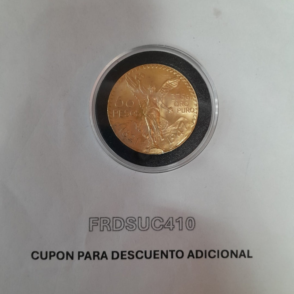 K1 41.6 GRMS 21 K IDENTIFICACIÓN MONEDA NOMINATIVA MATERIALES ORO CANTI (SEMINUEVO)