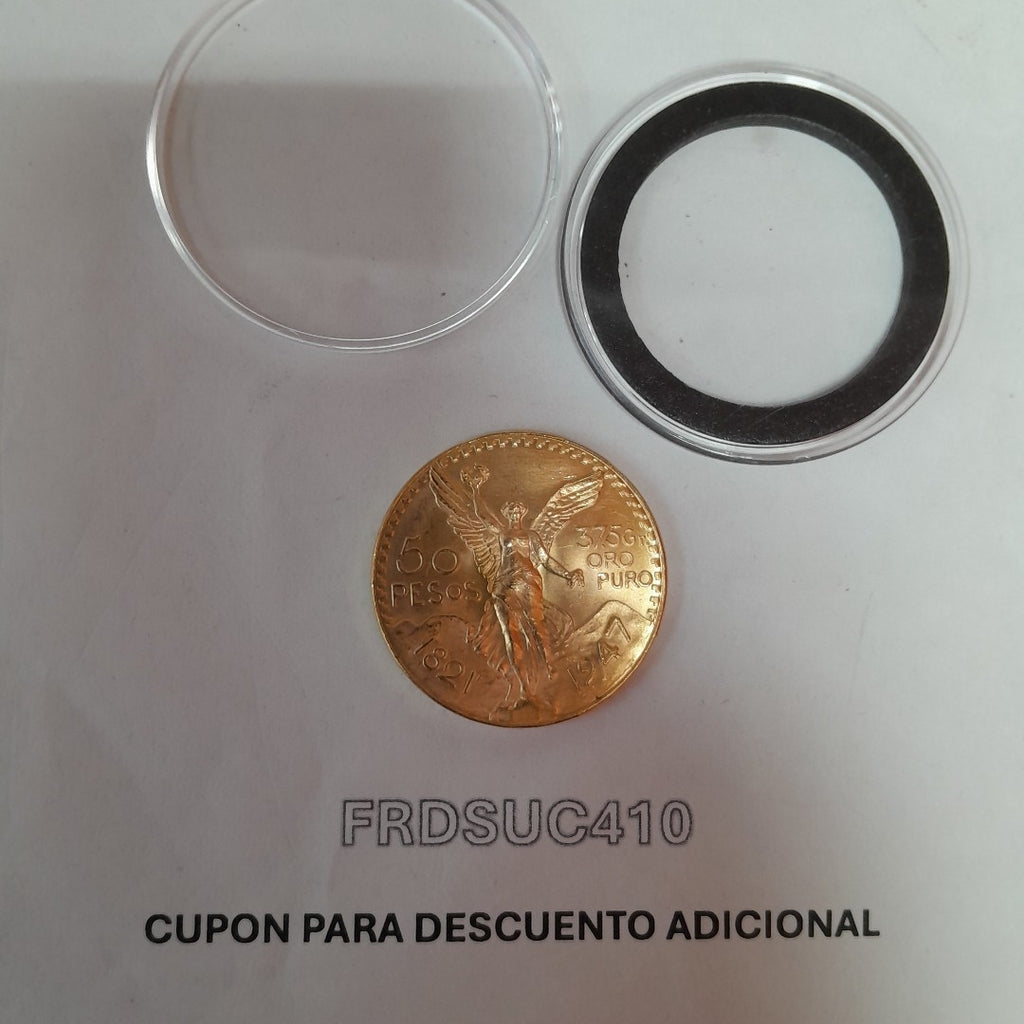 K1 41.6 GRMS 21 K IDENTIFICACIÓN MONEDA NOMINATIVA MONEDAS PESOS 50 PESO (SEMINUEVO)