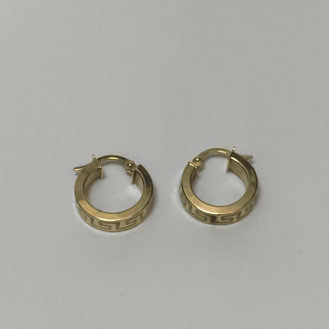 ARETES PAR ORO 14 K 1,80 GRMS (SEMINUEVO)