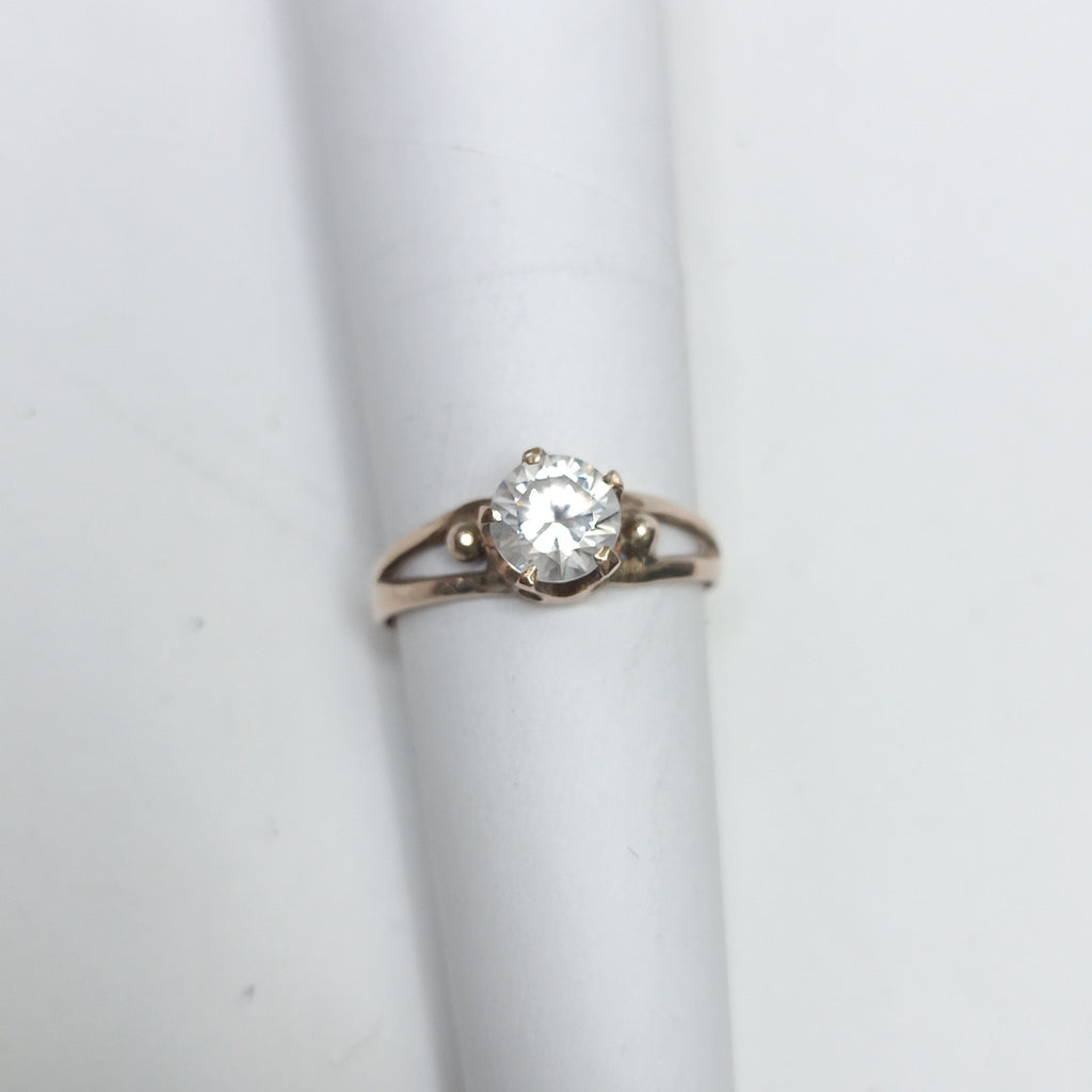 ANILLO,SOLITARIO ORO 8 K 2,00 GRMS (SEMINUEVO)
