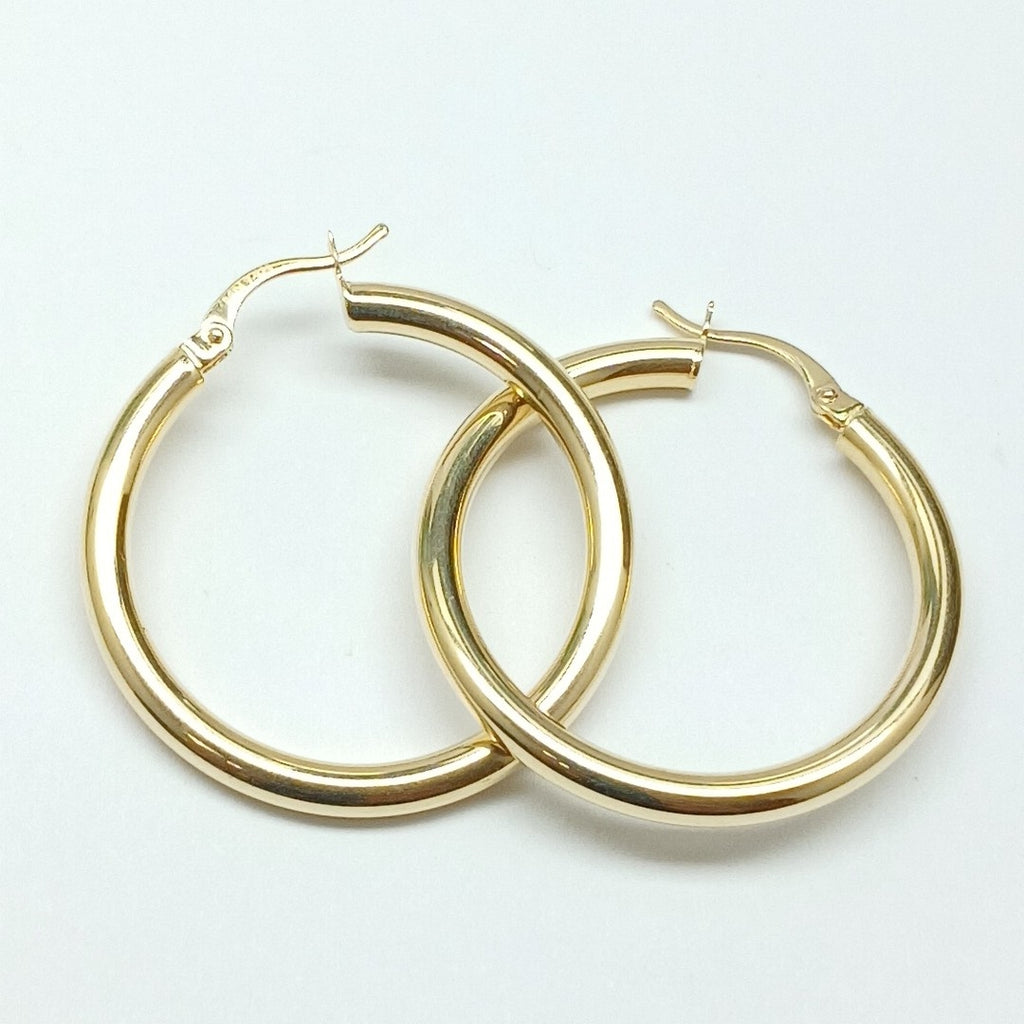 ARRACADAS PAR ORO 14 K 2.7 GRMS (SEMINUEVO)