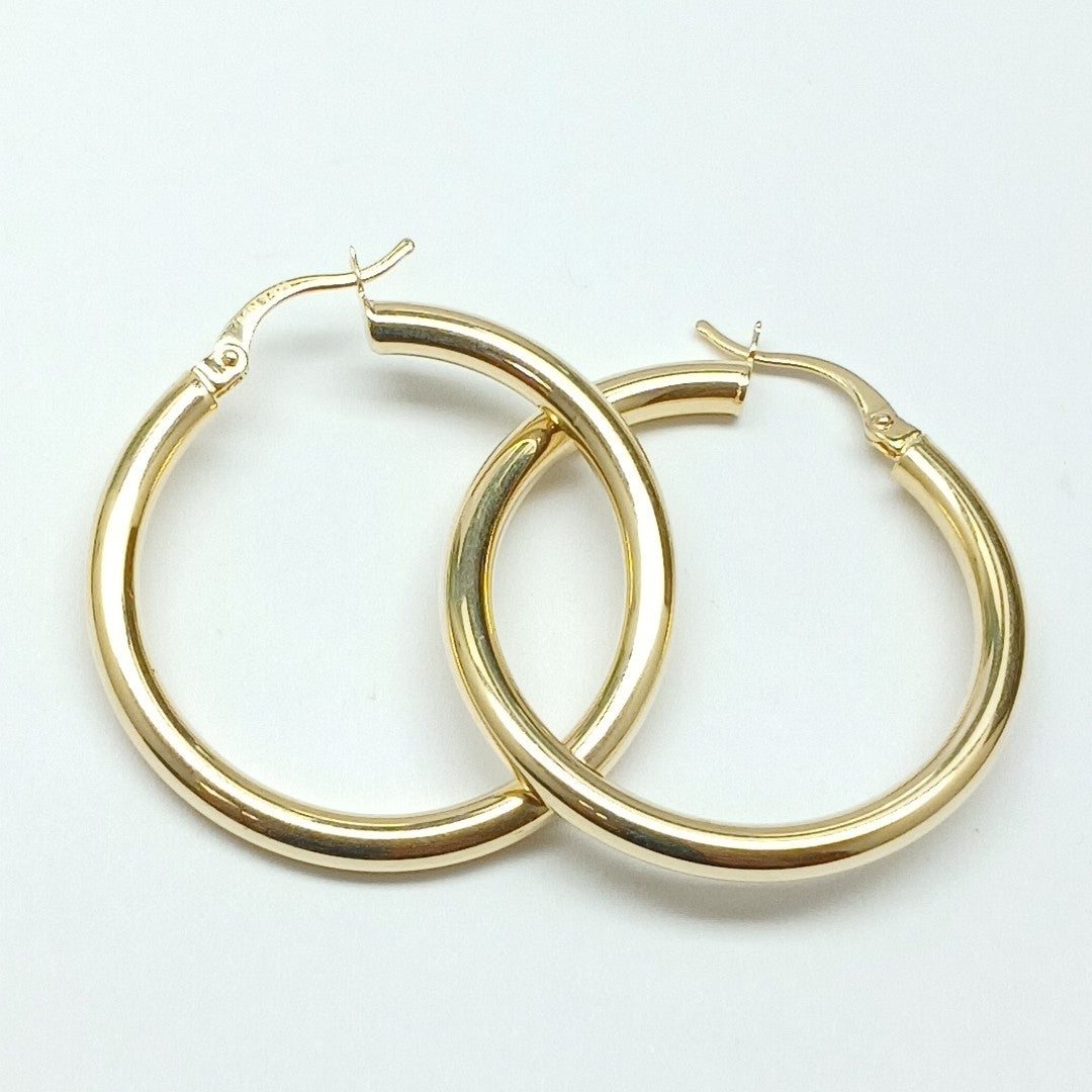 ARRACADAS PAR ORO 14 K 2.7 GRMS (SEMINUEVO)