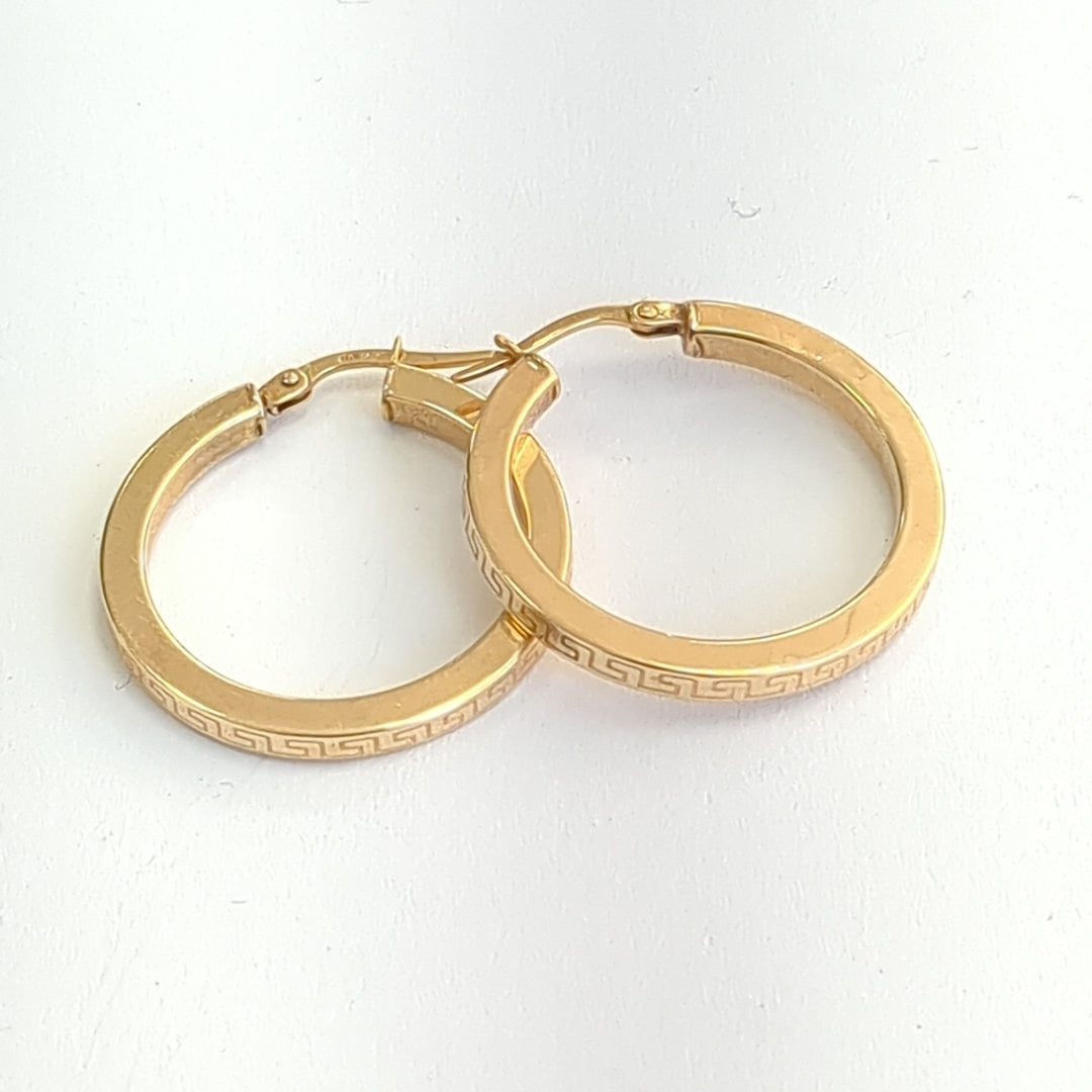 ARRACADAS PAR ORO 14 K 2,80 GRMS (SEMINUEVO)