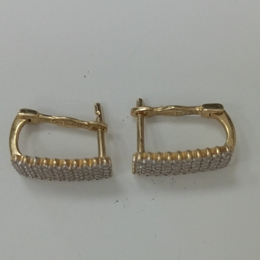 ARRACADAS PAR ORO 14 K 3.2 GRMS (SEMINUEVO)