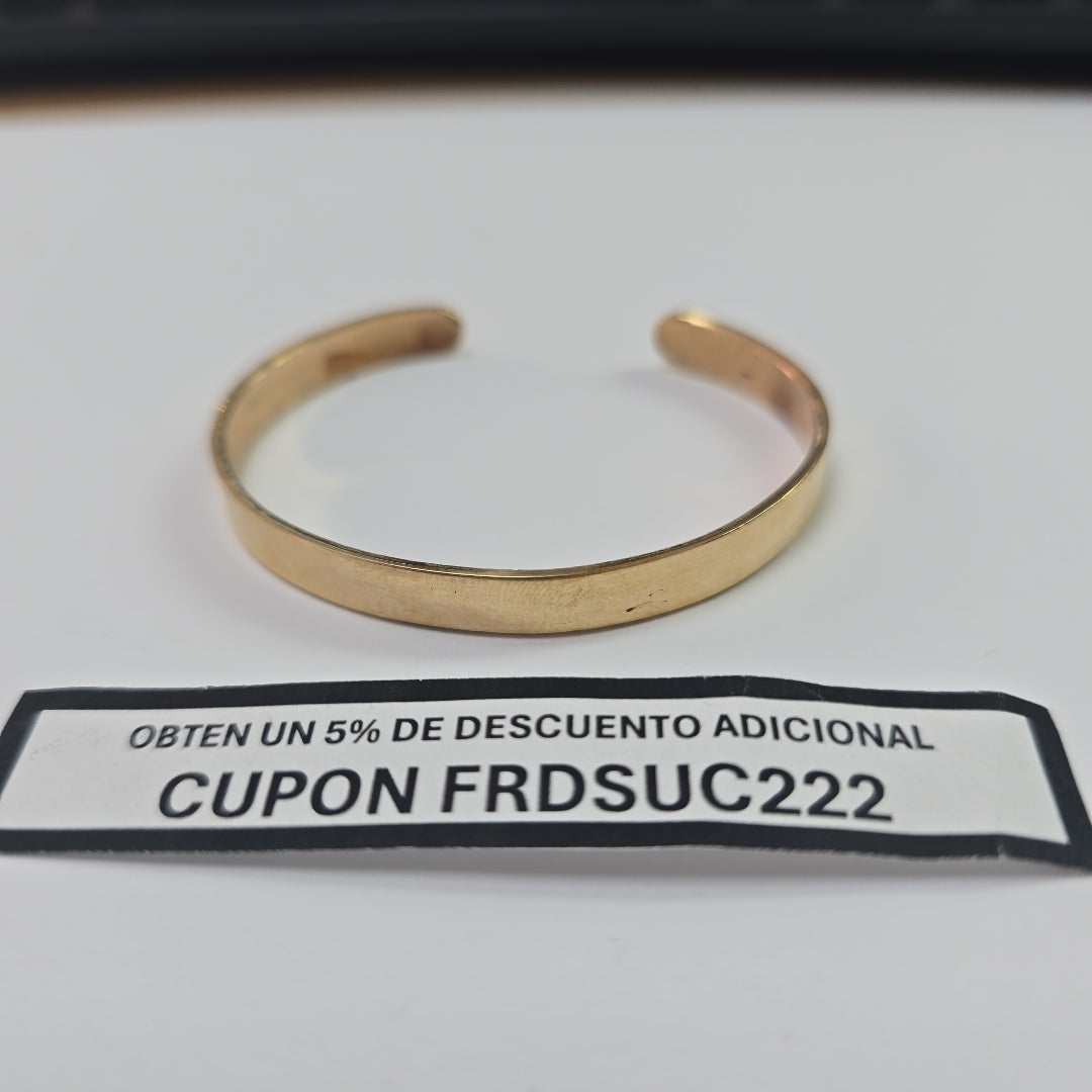 PULSERA RIGIDA ORO 10 K 11.6 GRMS (SEMINUEVO)
