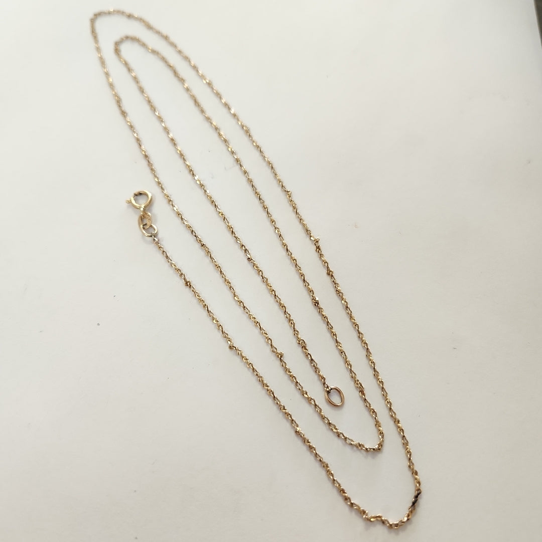 CADENA ORO 14 K 2.9 GRMS (SEMINUEVO)