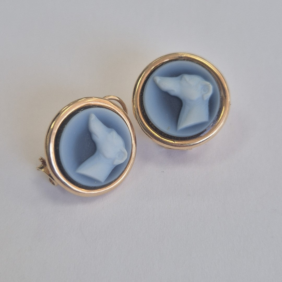 ARETES PAR ORO 14 K 11,30 GRMS (SEMINUEVO)