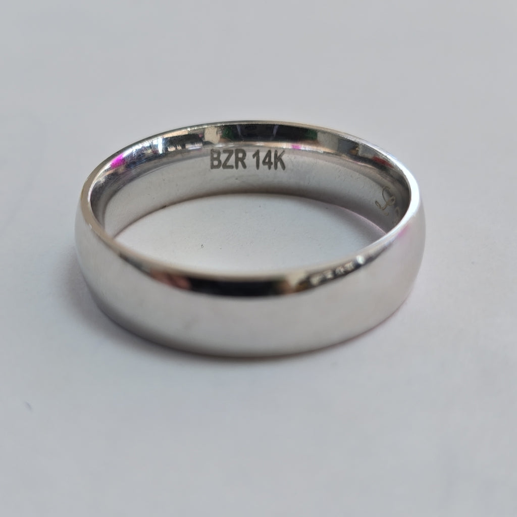ARGOLLA ORO BLANCO 14 K 4.4 GRMS (SEMINUEVO)
