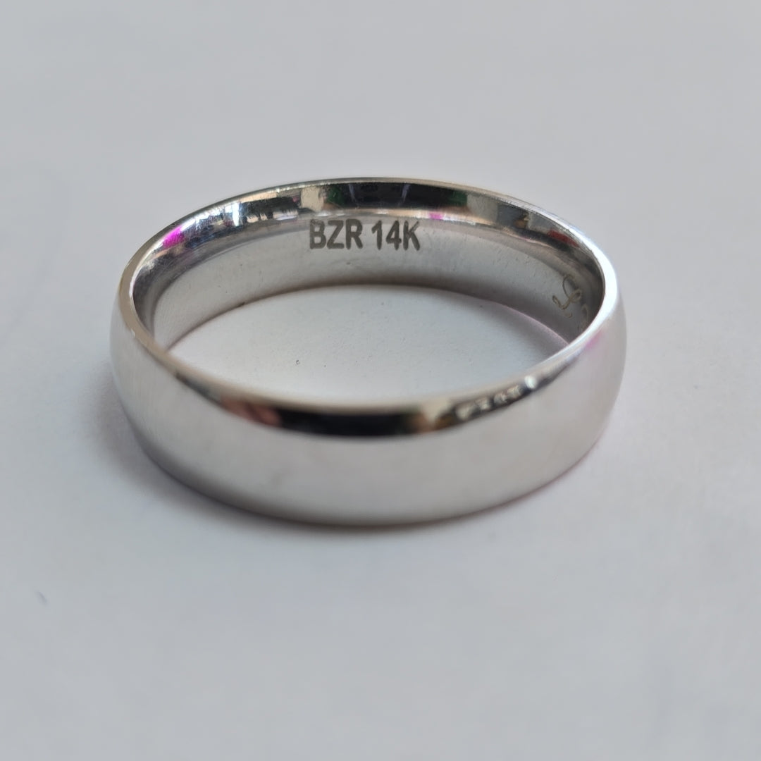 ARGOLLA ORO BLANCO 14 K 4.4 GRMS (SEMINUEVO)