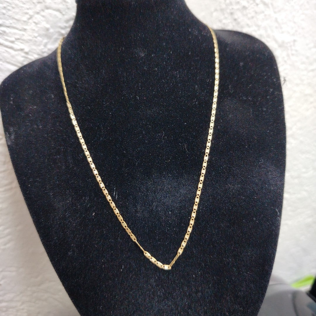 CADENA ORO COMBINADO 10 K 1.5 GRMS (SEMINUEVO)