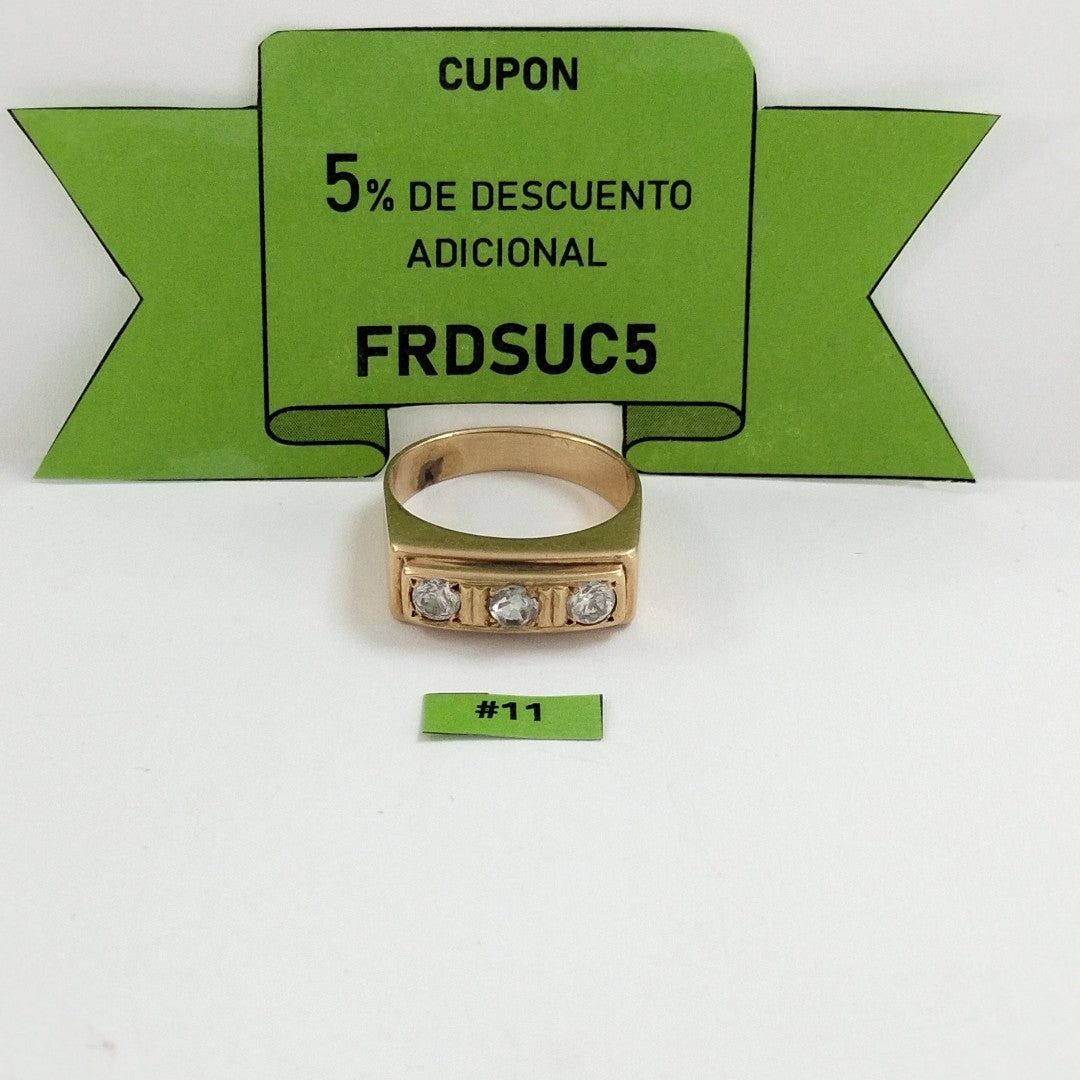 ANILLO ORO 14 K 8,50 GRMS (SEMINUEVO)