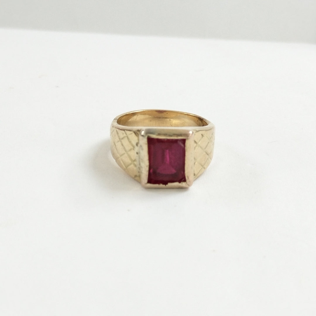ANILLO ORO 10 K 8,30 GRMS (SEMINUEVO)