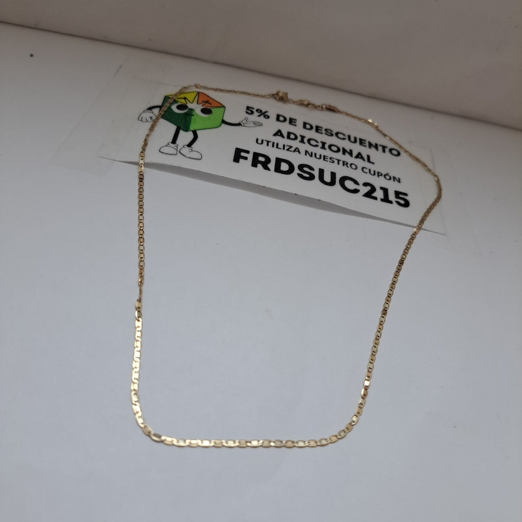 CADENA ORO COMBINADO 10 K 2,40 GRMS (SEMINUEVO)