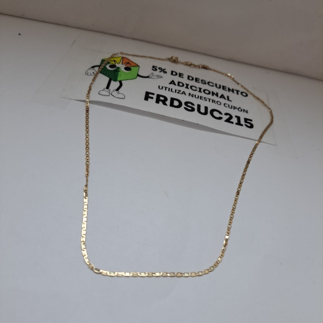 CADENA ORO COMBINADO 10 K 2,40 GRMS (SEMINUEVO)