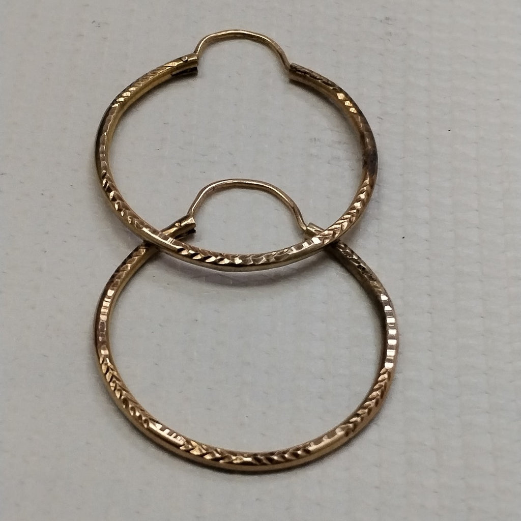 ARRACADAS PAR ORO 8 K 3,90 GRMS (SEMINUEVO)