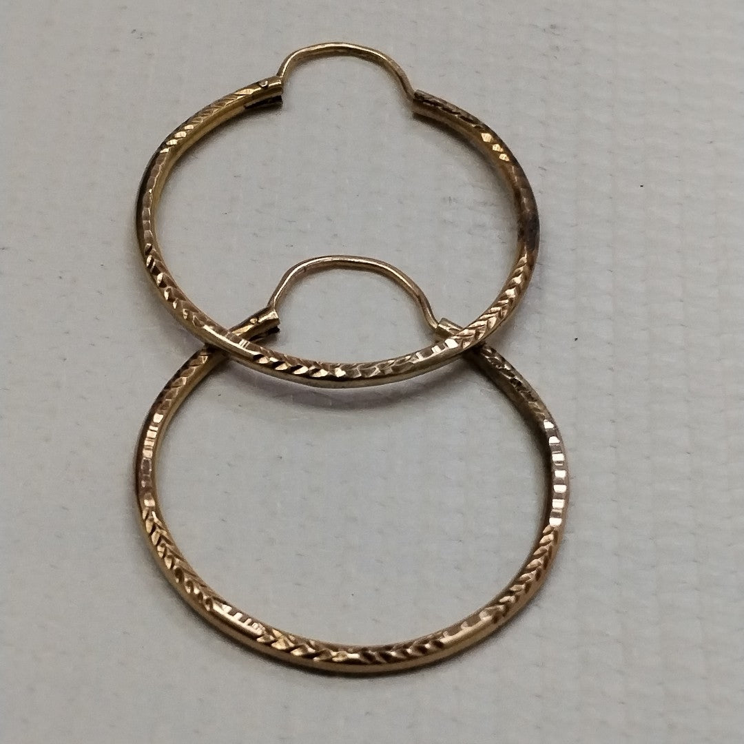 ARRACADAS PAR ORO 8 K 3,90 GRMS (SEMINUEVO)