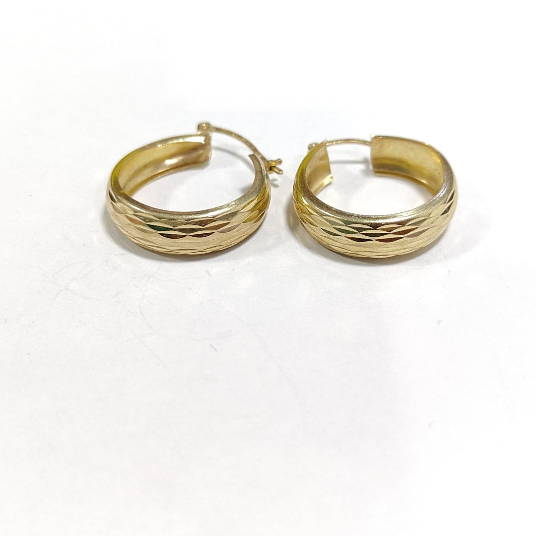 ARRACADAS PAR ORO 14 K 2.6 GRMS (SEMINUEVO)