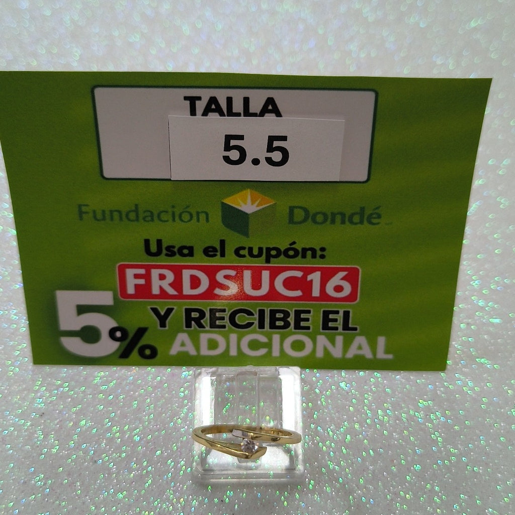 ANILLO ORO 14 K 2,10 GRMS (SEMINUEVO)