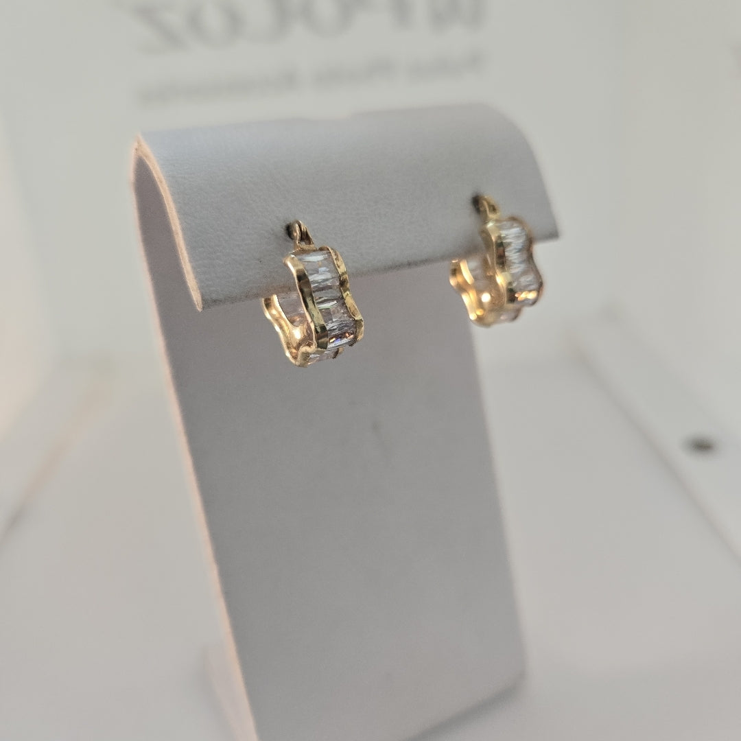 ARRACADAS PAR ORO 14 K 3,10 GRMS (SEMINUEVO)