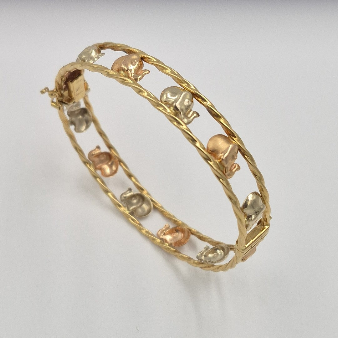 PULSERA ORO, ORO COMBINADO 18 K 8 GRMS (SEMINUEVO)