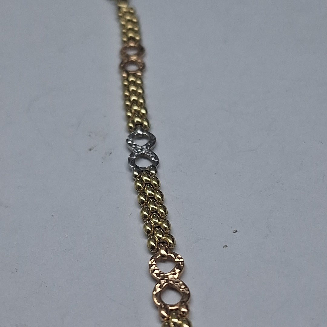 PULSERA ORO 14 K 4.6 GRMS (SEMINUEVO)