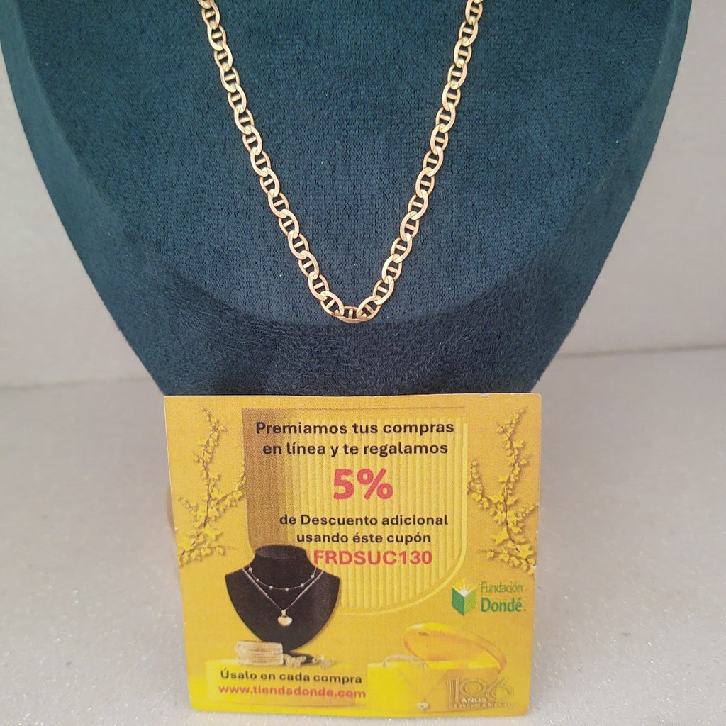 CADENA ORO 14 K 9.1 GRMS (SEMINUEVO)