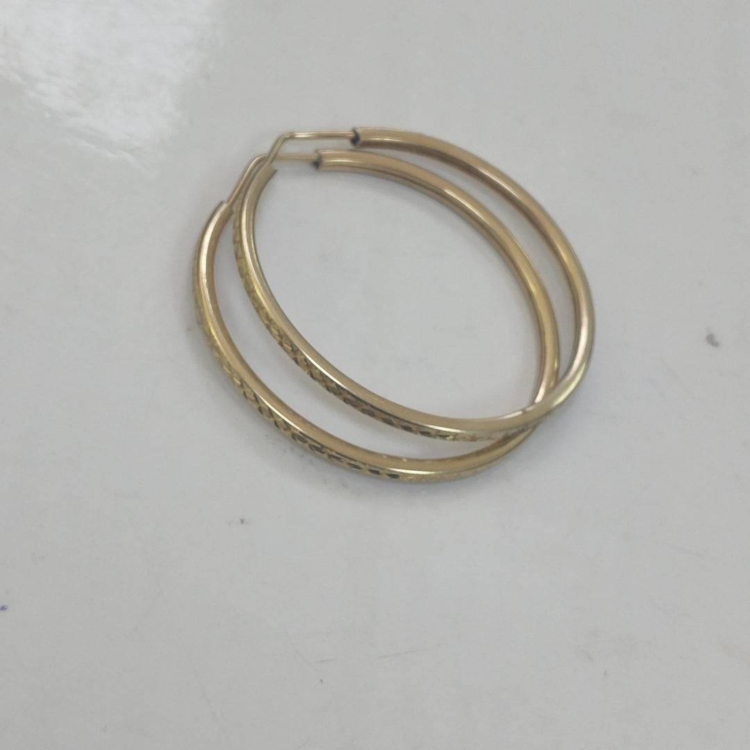 ARRACADAS PAR ORO 10 K 3.9 GRMS (SEMINUEVO)