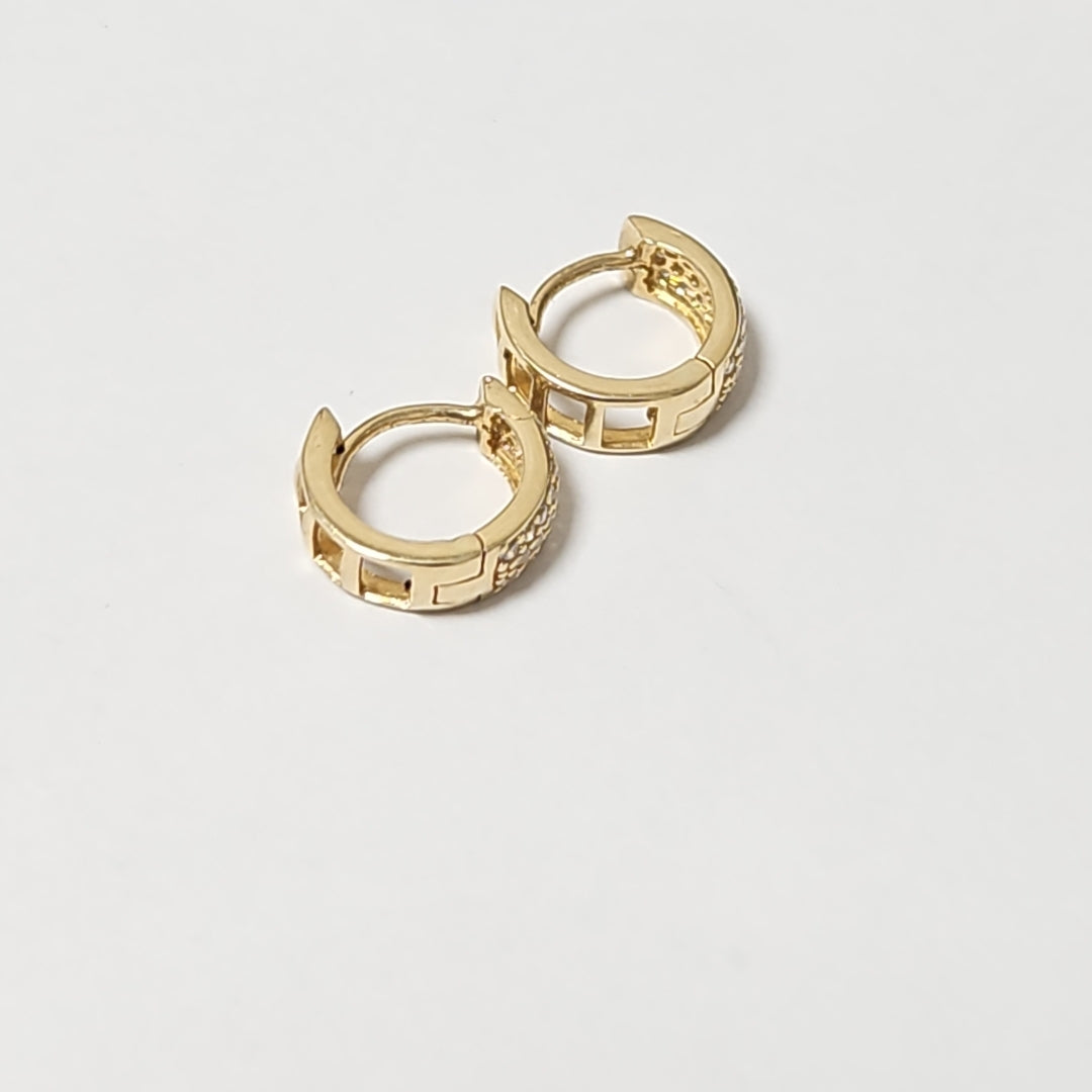 ARETES PAR ORO 14 K 1,80 GRMS (SEMINUEVO)
