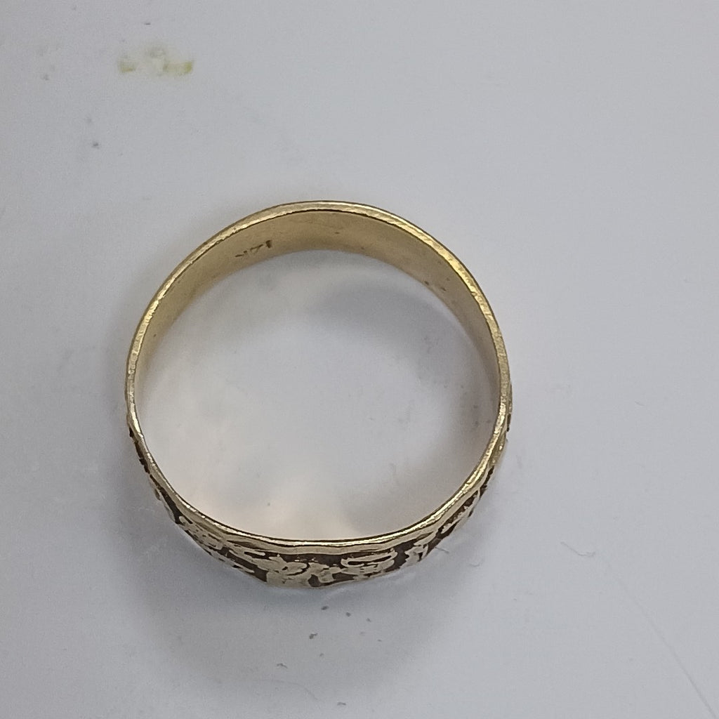 ARGOLLA DE LA SUERTE ORO 14 K 2,20 GRMS (SEMINUEVO)