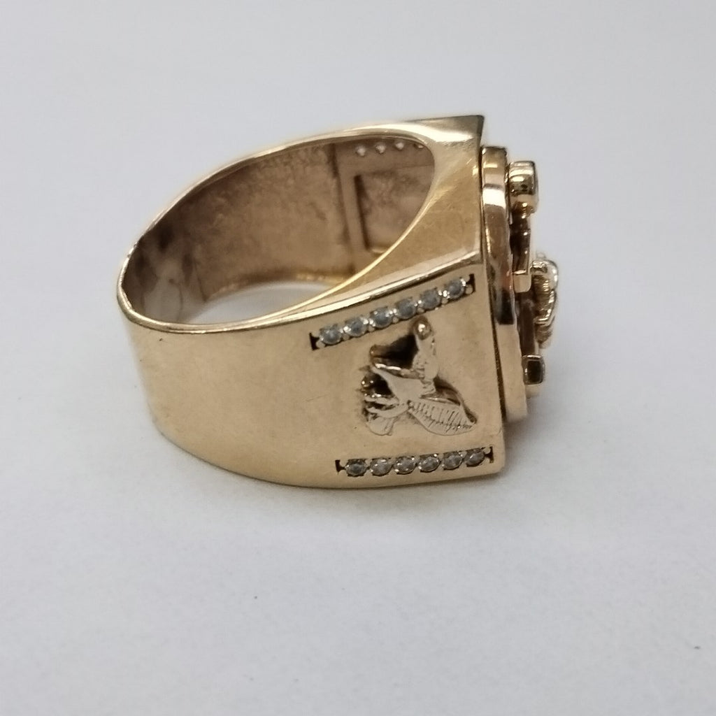 ANILLO ORO 10 K 8.3 GRMS (SEMINUEVO)