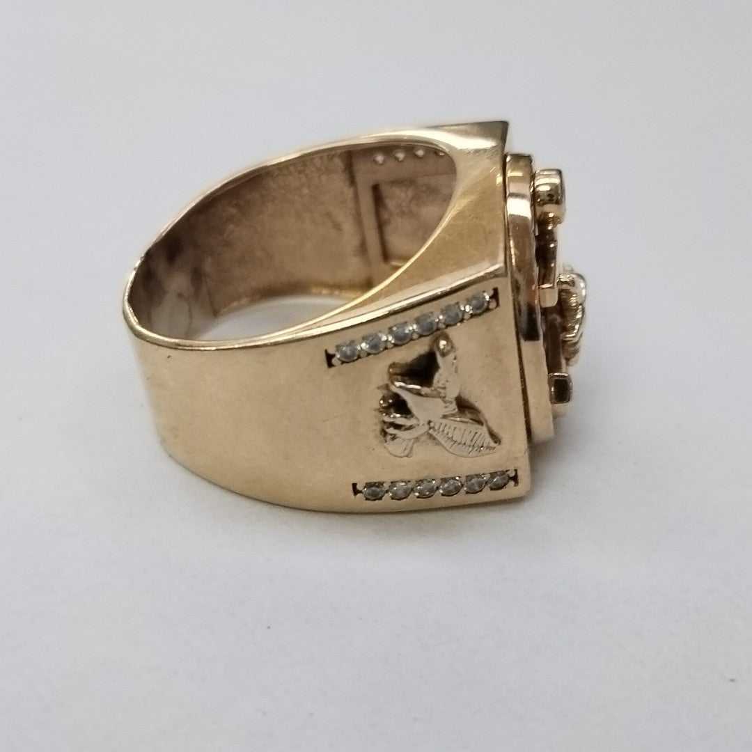 ANILLO ORO 10 K 8.3 GRMS (SEMINUEVO)