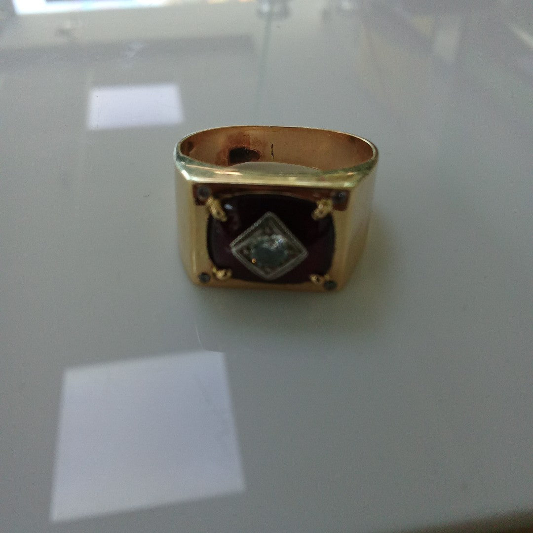 ANILLO ORO 14 K 9.6 GRMS (SEMINUEVO)