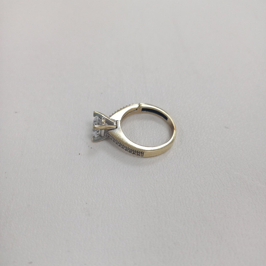 SOLITARIO ORO BLANCO 14 K 3.4 GRMS (SEMINUEVO)