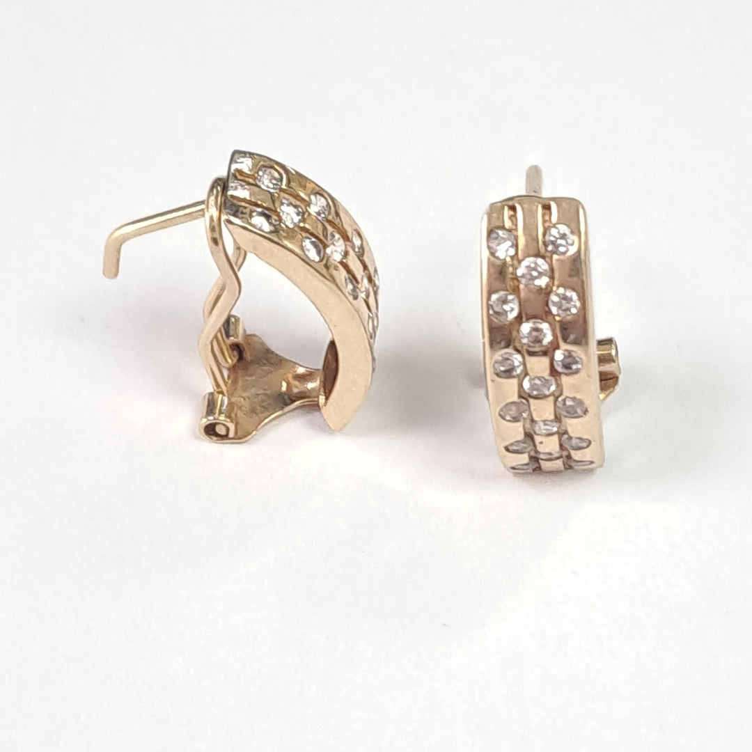 ARETES PAR ORO 10 K 3 GRMS (SEMINUEVO)