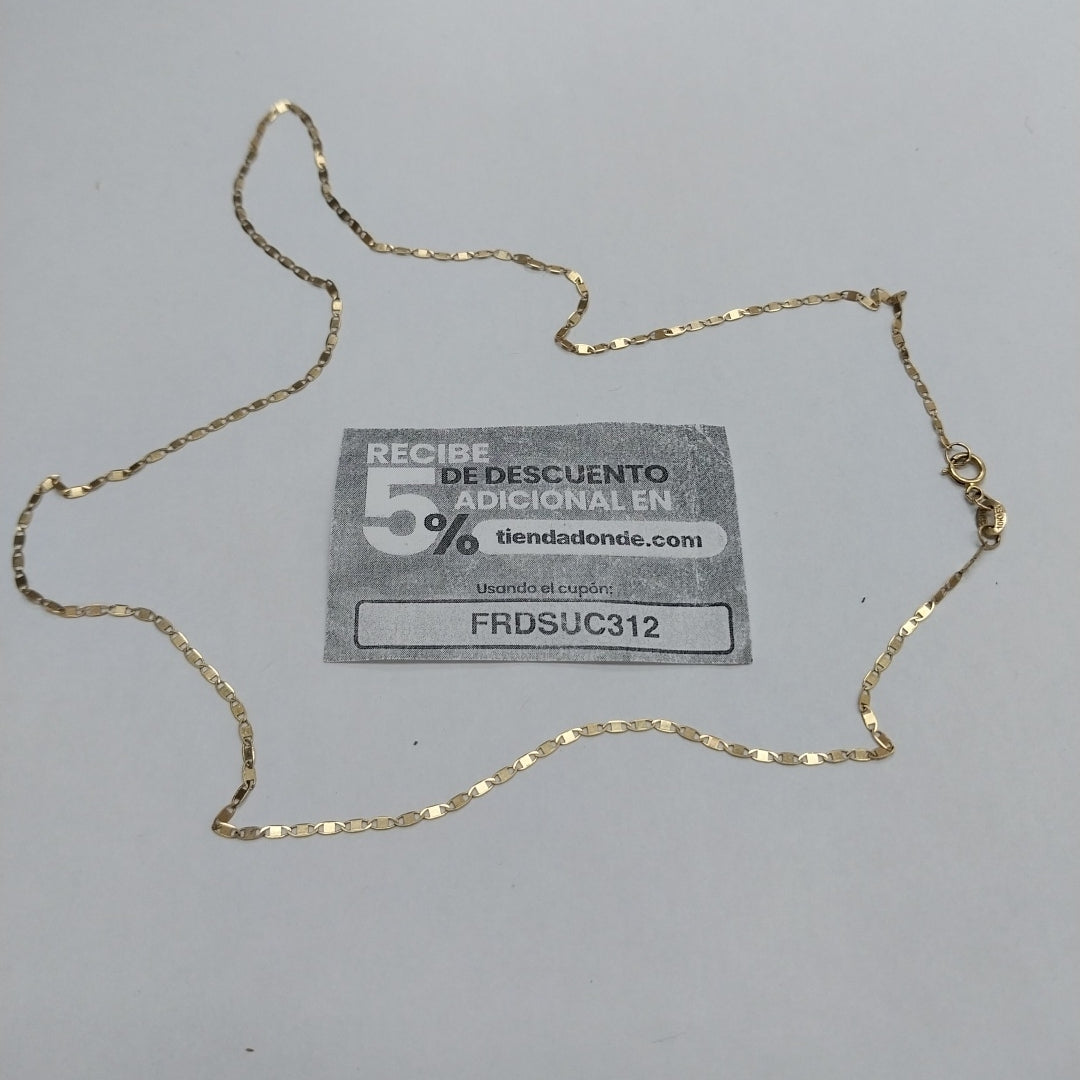 CADENA ORO 10 K 1.6 GRMS (SEMINUEVO)