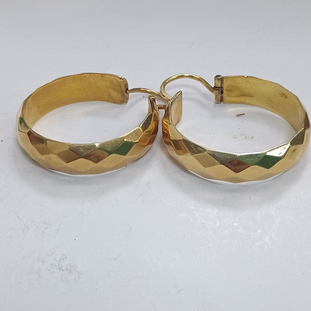 ARRACADAS PAR ORO 18 K 6.6 GRMS (SEMINUEVO)