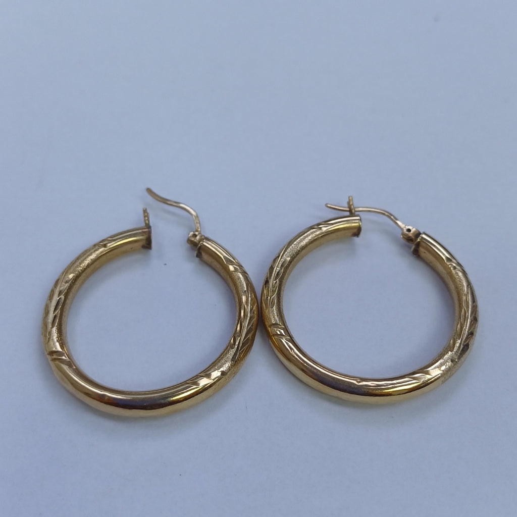 ARRACADAS PAR ORO 14 K 4.5 GRMS (SEMINUEVO)