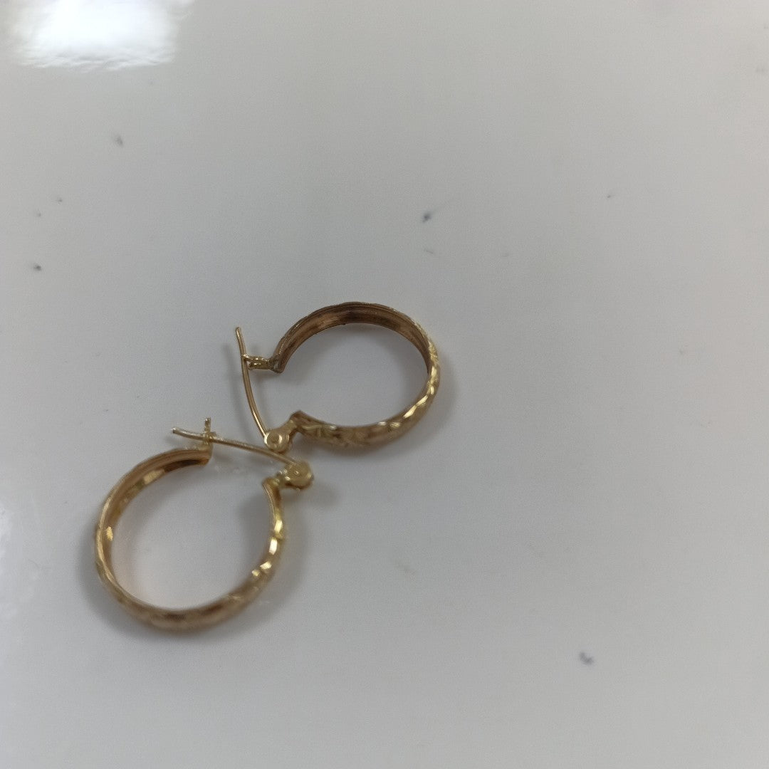 ARRACADAS PAR ORO 10 K 2.2 GRMS (SEMINUEVO)