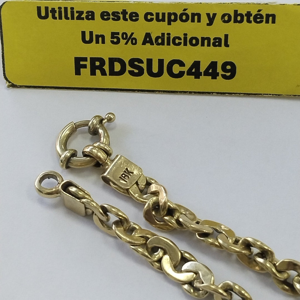 PULSERA ORO 18 K 12.3 GRMS (SEMINUEVO)