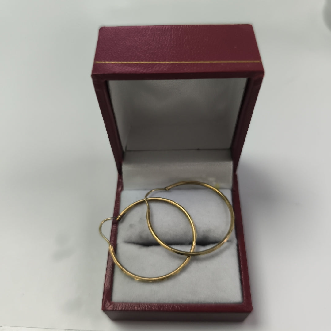 ARRACADAS PAR ORO 14 K 1.8 GRMS (SEMINUEVO)