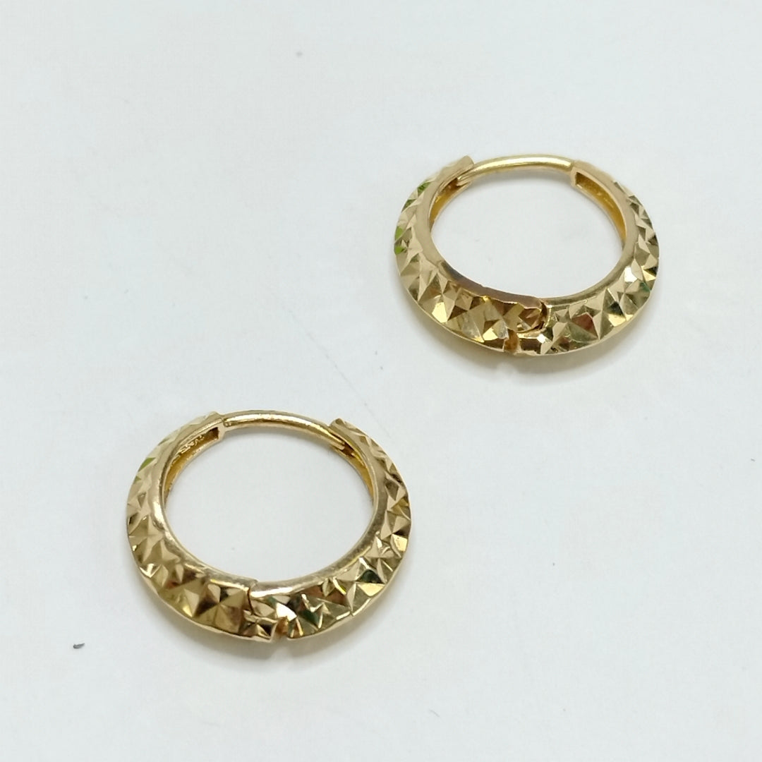 ARRACADAS PAR ORO 14 K 2.6 GRMS (SEMINUEVO)