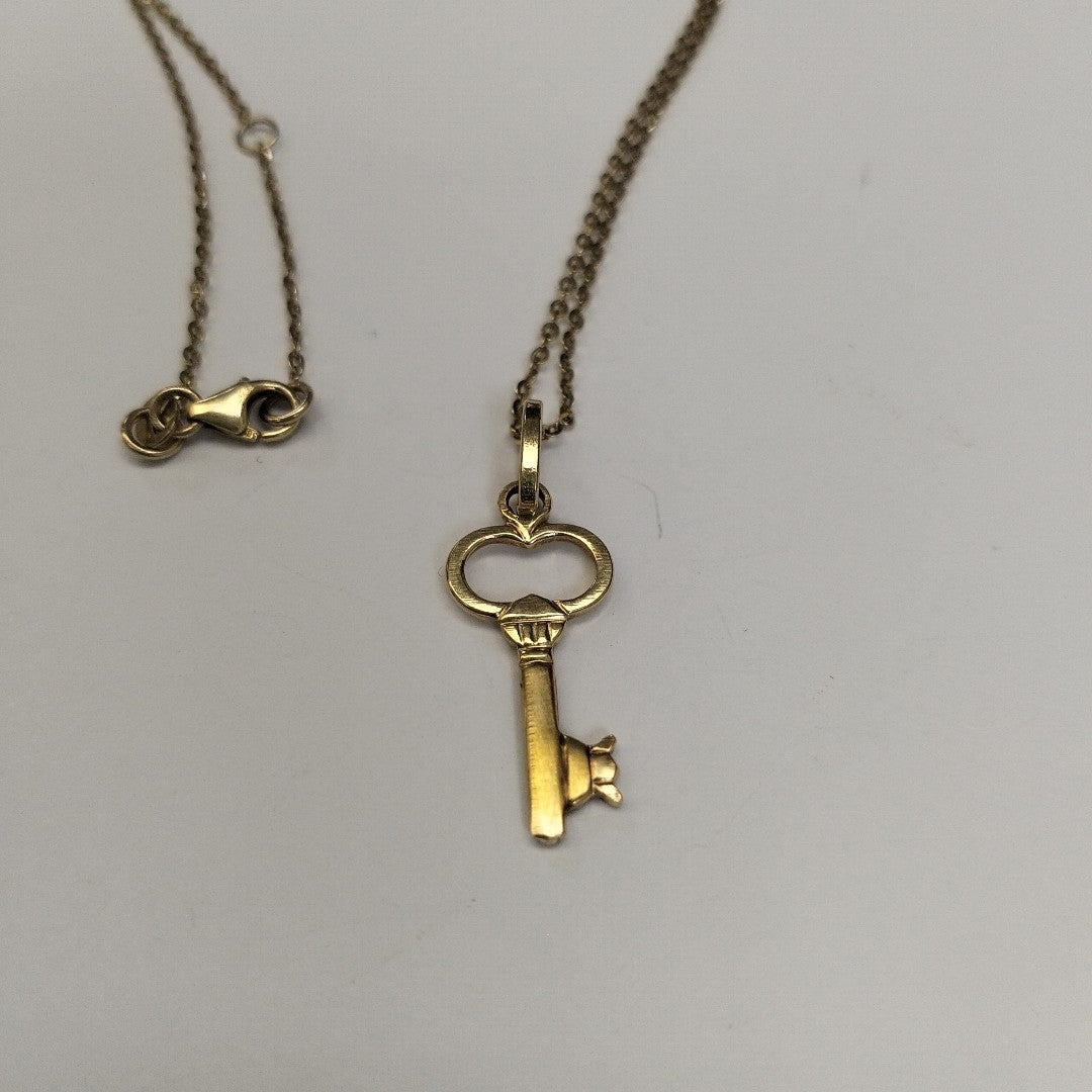 CADENA, DIJE ORO 14 K 2.5 GRMS (SEMINUEVO)