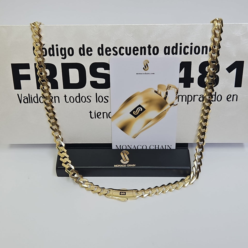 CADENA MONACO ORO 10K 20.5 (NUEVO)