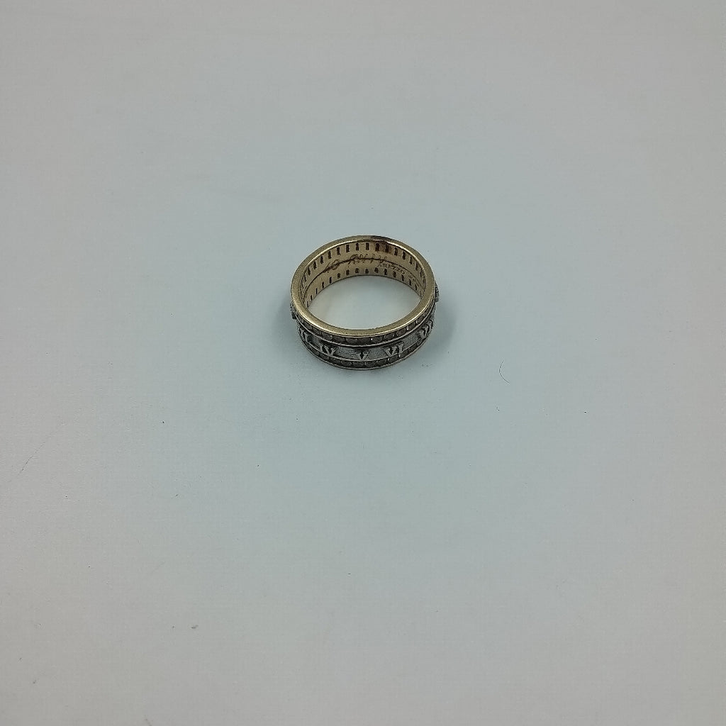 ARGOLLA ORO, ORO COMBINADO 14 K 8.4 GRMS (SEMINUEVO)