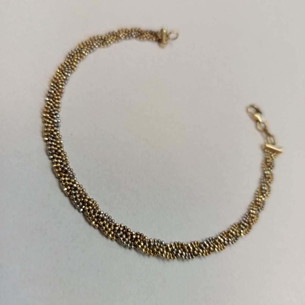 PULSERA ORO COMBINADO 14 K 5,20 GRMS (SEMINUEVO)