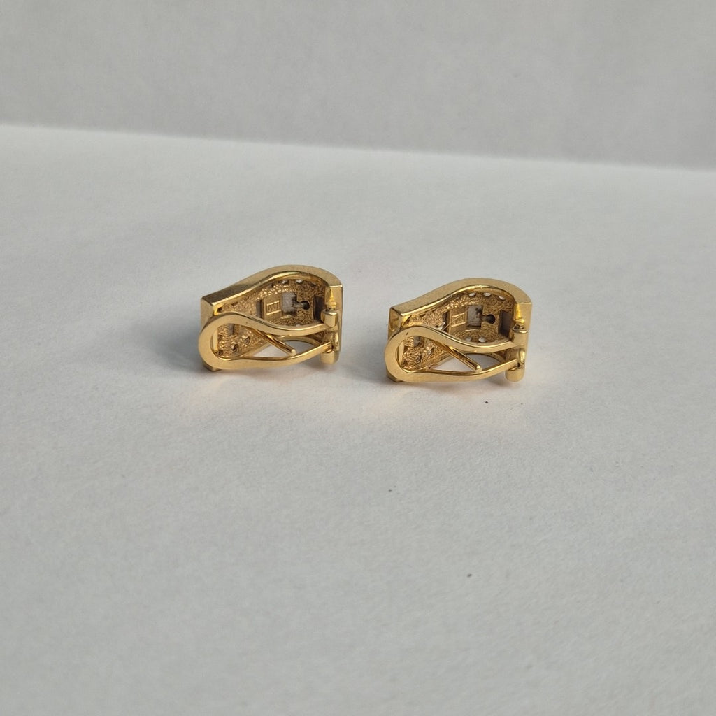 ARETES PAR ORO 10 K 9,20 GRMS (SEMINUEVO)