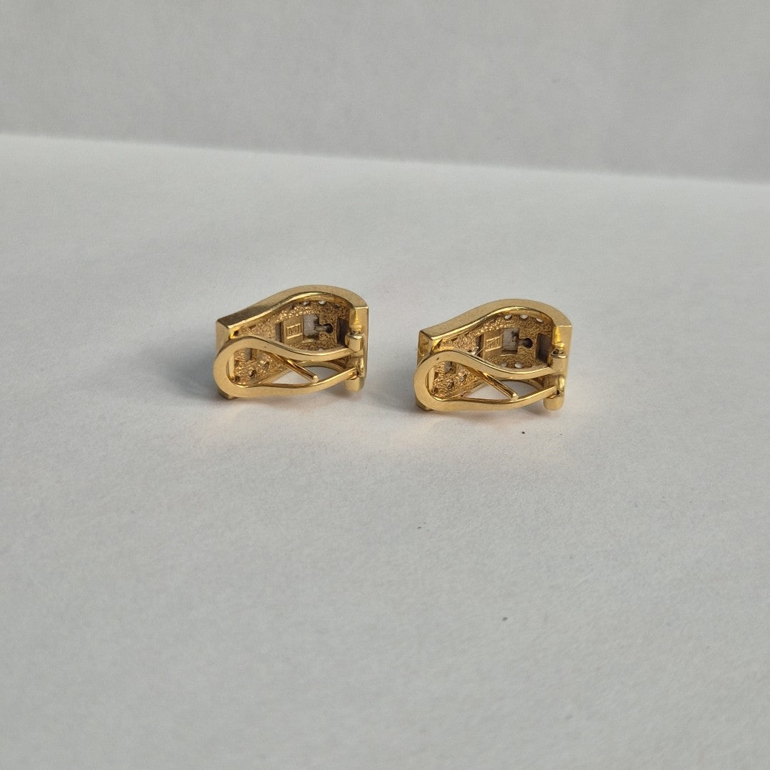 ARETES PAR ORO 10 K 9,20 GRMS (SEMINUEVO)
