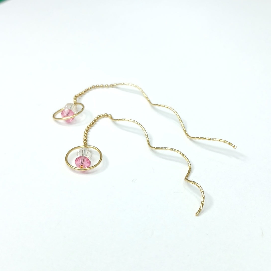VIOLADORES PAR ORO 14 K 1.3 GRMS (SEMINUEVO)
