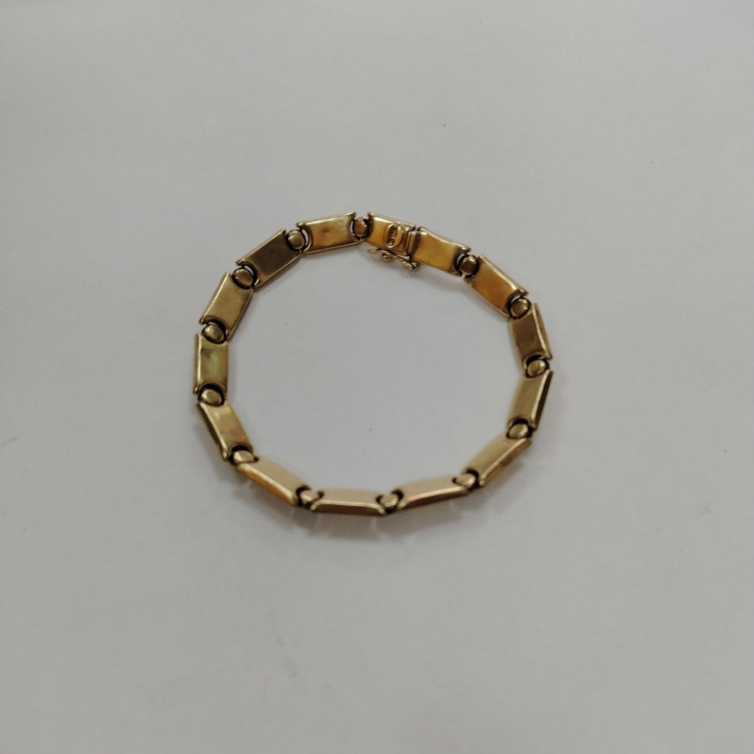 PULSERA ORO,RODIADO 10 K 7,00 GRMS (SEMINUEVO)